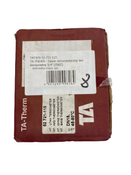 Zawór termostatyczny TA-THERM 3/4