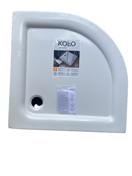 Brodzik FIRST półokrągły 90x90 z obudową