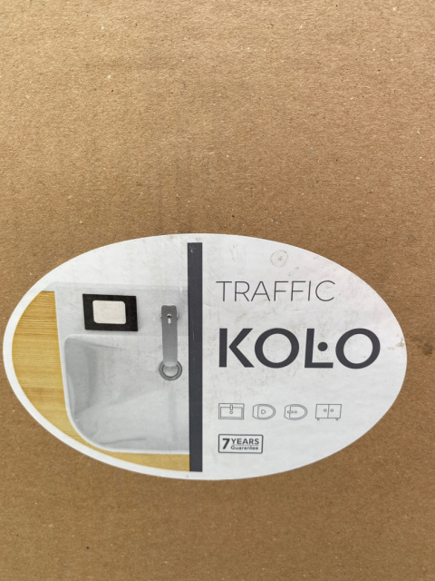Umywalka Koło 55x48cm Traffic z powłoką Reflex Umywalka Koło 55x48cm Traffic z powłoką Reflex