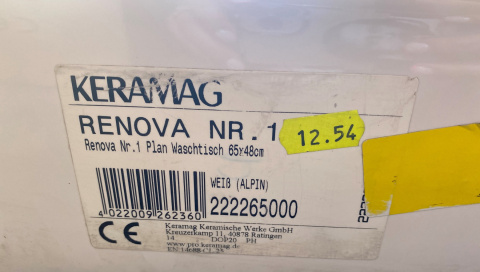 Umywalka meblowa 65x48 Renova Plan Umywalka meblowa 65x48 Renova Plan
