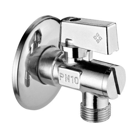 Zawór kątowy kulowy 1/2" - 3/8" - w kartoniku Zawór kątowy kulowy 1/2" - 3/8" - w kartoniku