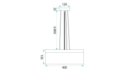 Lampa sufitowa APP1901-3CP