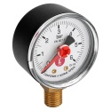 Manometr z przyłączem tylnym 1/4" 0-10 bar