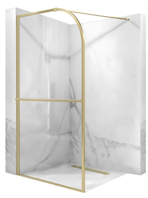 ŚCIANKA PRYSZNICOWA SKY BRUSH GOLD 120