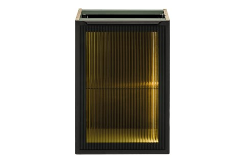 Jednodrzwiowa szafka pod blat z podświetleniem LED 40 cm SOMBRA GREEN