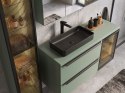 Jednodrzwiowa szafka pod blat z podświetleniem LED 40 cm SOMBRA GREEN