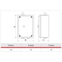 Termostat temperatury granicznej 40-80°C z sondą NTC 230V