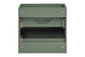 Szafka łazienkowa z dwiema szufladami i z blatem 120 cm SOMBRA GREEN
