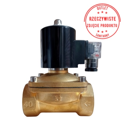 Elektrozawór 2N40 DN40 (1 1/2") 230V 24V 12V NC HPCONTROL