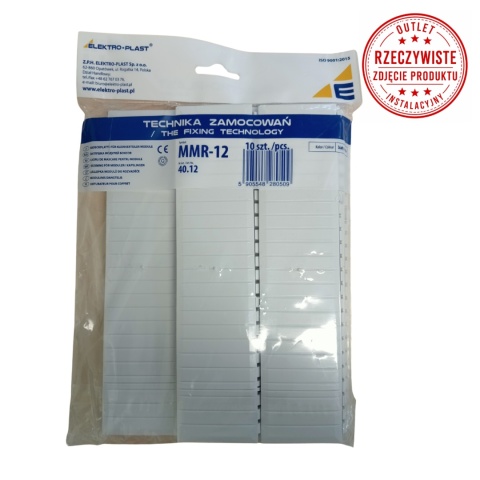 Maskownica modułów rozdzielnicy MMR-12 ELEKTRO-PLAST (10 szt. w opakowaniu)