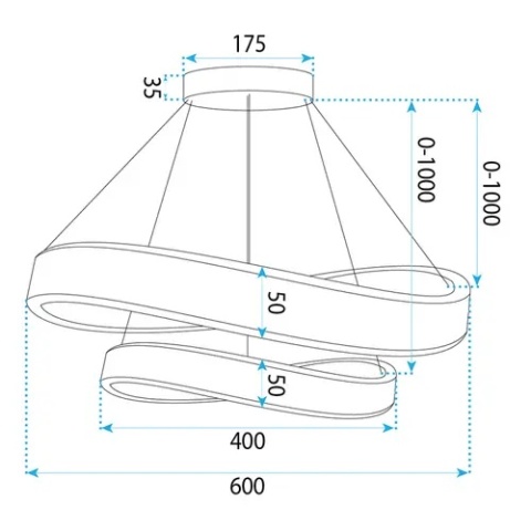 Lampa SWE063-CP 40-60 Gold