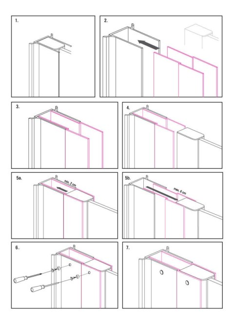 Profil poszerzający z elementami montażowymi 200 cm Profil poszerzający z elementami montażowymi 200 cm