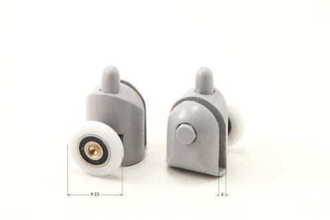 Rolki dolne wypinane do szyb 5 mm - FI 23 mm Rolki dolne wypinane do szyb 5 mm - FI 23 mm