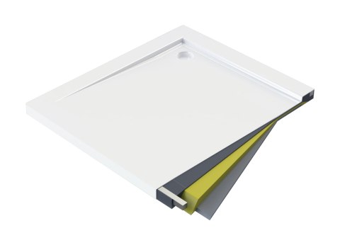 Brodzik akrylowy półokrągły 90 cm Brodzik akrylowy półokrągły 90 cm