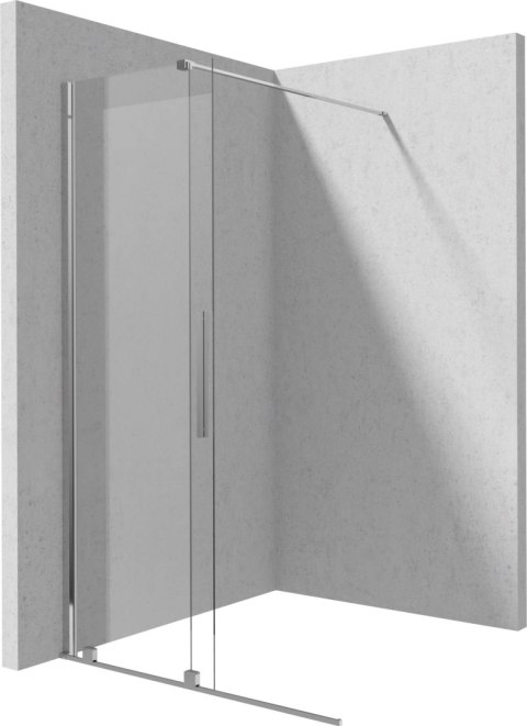 Ścianka prysznicowa walk-in 120 cm - przesuwna Ścianka prysznicowa walk-in 120 cm - przesuwna