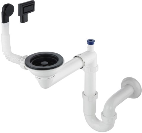 Syfon do zlewozmywaka granitowego 1-komorowego - Space-Saver Syfon do zlewozmywaka granitowego 1-komorowego - Space-Saver