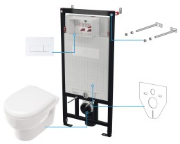 Zestaw WC podtynkowy 6 w 1