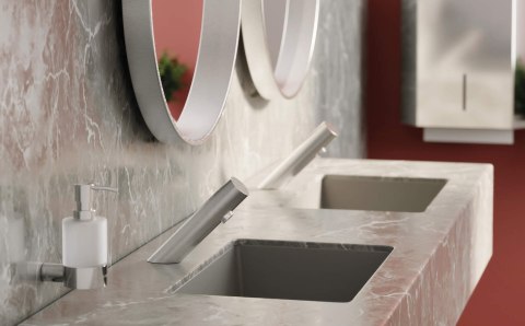 Bateria umywalkowa bezdotykowa bez regulacji temperatury - 4xAA Bateria umywalkowa bezdotykowa bez regulacji temperatury - 4xAA