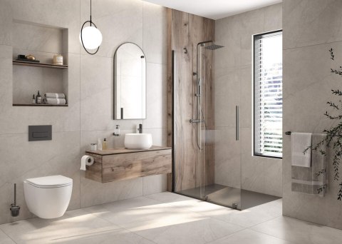 Miska WC z deską bezkołnierzowa Miska WC z deską bezkołnierzowa