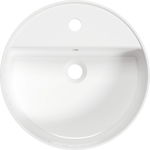 Umywalka ceramiczna nablatowa z miejscem na baterię Umywalka ceramiczna nablatowa z miejscem na baterię