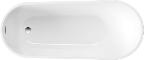 Wanna akrylowa wolnostojąca asymetryczna - 150 cm Wanna akrylowa wolnostojąca asymetryczna - 150 cm