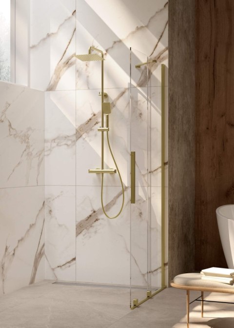 Ścianka prysznicowa walk-in 90 cm - przesuwna Ścianka prysznicowa walk-in 90 cm - przesuwna