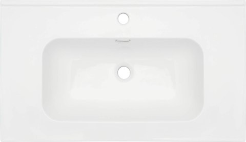 Umywalka ceramiczna wpuszczana z miejscem na baterię - 80 cm Umywalka ceramiczna wpuszczana z miejscem na baterię - 80 cm