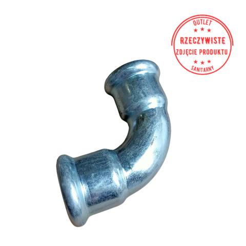 Kolano dwukielichowe SteelPress Raccorderie Metalliche d22 90° Kolano dwukielichowe SteelPress Raccorderie Metalliche d22 90°