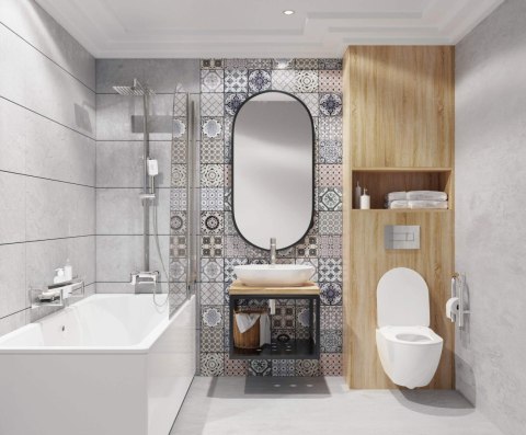 Miska WC z deską bezkołnierzowa Miska WC z deską bezkołnierzowa
