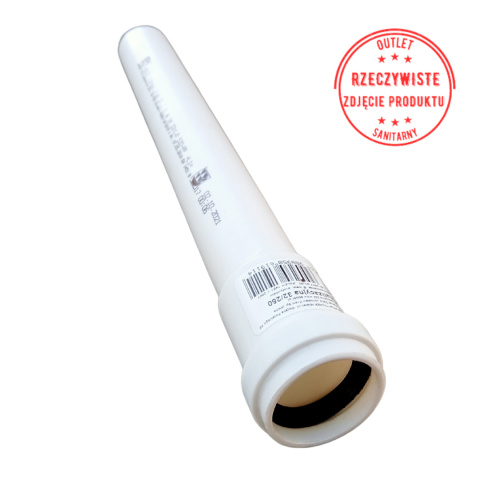 Rura do kanalizacji wewnętrznej DN32 L250 AQUER Rura do kanalizacji wewnętrznej DN32 L250 AQUER
