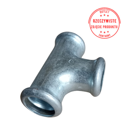 Trójnik równoprzelotowy SteelPress Raccorderie Metalliche 22/22/22 Trójnik równoprzelotowy SteelPress Raccorderie Metalliche 22/22/22