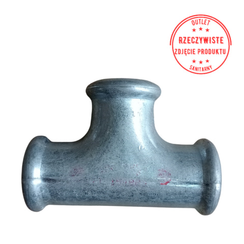 Trójnik równoprzelotowy SteelPress Raccorderie Metalliche 22/22/22 Trójnik równoprzelotowy SteelPress Raccorderie Metalliche 22/22/22