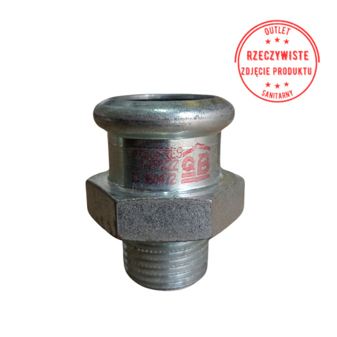 Złączka SteelPress Raccorderie Metalliche GZ 22x1/2'' Złączka SteelPress Raccorderie Metalliche GZ 22x1/2''