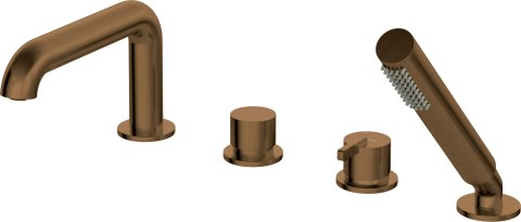 Bateria wannowa 4-otworowa z zestawem prysznicowym Bateria wannowa 4-otworowa z zestawem prysznicowym
