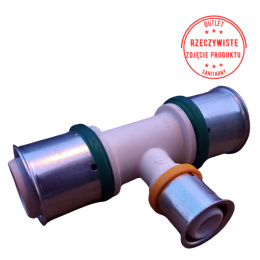 Trójnik redukcyjny PPSU ultraPRESS KAN-therm 32/20/32