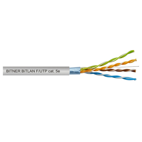 Kabel teleinformatyczny BITNER BiTLAN F/UTP cat. 5e 200 MHz 100 m Kabel teleinformatyczny BITNER BiTLAN F/UTP cat. 5e 200 MHz 100 m