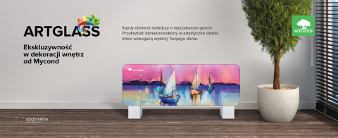 Klimakonwektor MYCOND SILVER GLASS WALL MC-SGW-600T2 Klimakonwektor MYCOND SILVER GLASS WALL MC-SGW-600T2