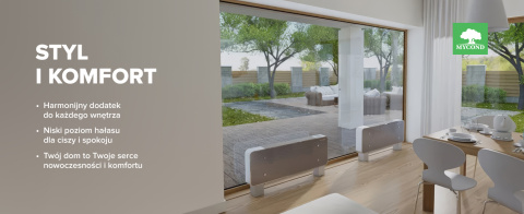 Klimakonwektor MYCOND SILVER GLASS WALL MC-SGW-600T2 Klimakonwektor MYCOND SILVER GLASS WALL MC-SGW-600T2