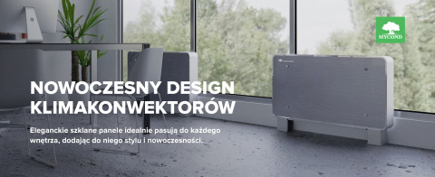 Klimakonwektor MYCOND SILVER GLASS MC-SG-600T2 Klimakonwektor MYCOND SILVER GLASS MC-SG-600T2