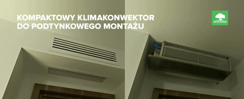 Klimakonwektor o niskim ciśnieniu MYCOND SLIM DC MCFC-085-DT2