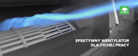 Klimakonwektor o niskim ciśnieniu MYCOND SLIM DC MCFC-085-DT2