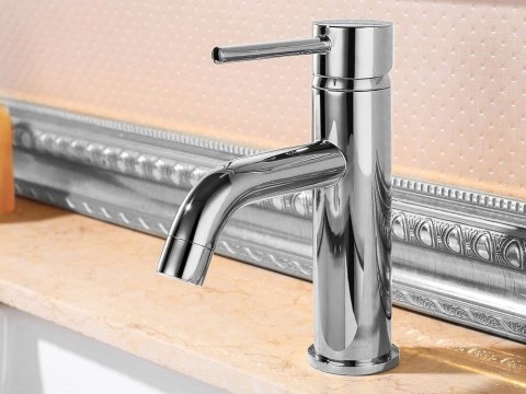 BATERIA UMYWALKOWA LUNGO CHROM NISKA BATERIA UMYWALKOWA LUNGO CHROM NISKA