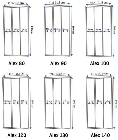 DRZWI PRYSZNICOWE ALEX CHROM 130 DRZWI PRYSZNICOWE ALEX CHROM 130