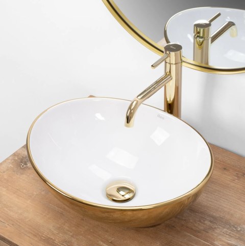 UMYWALKA SOFIA GOLD/WHITE - NABLATOWA UMYWALKA SOFIA GOLD/WHITE - NABLATOWA