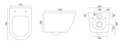 WC - CARLO MINI RIMLESS FLAT WC - CARLO MINI RIMLESS FLAT