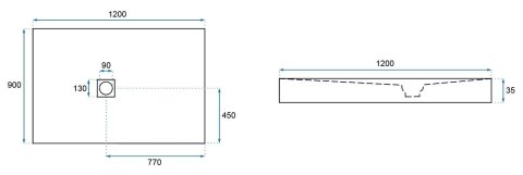 BRODZIK ROCK BLACK 90x120 BRODZIK ROCK BLACK 90x120