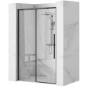 DRZWI PRYSZNICOWE SOLAR BLACK 140