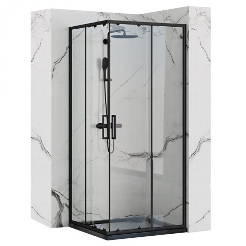 KABINA PUNTO BLACK 90x90 KABINA PUNTO BLACK 90x90