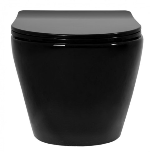 WC - CARLO MINI RIMLESS BLACK WC - CARLO MINI RIMLESS BLACK
