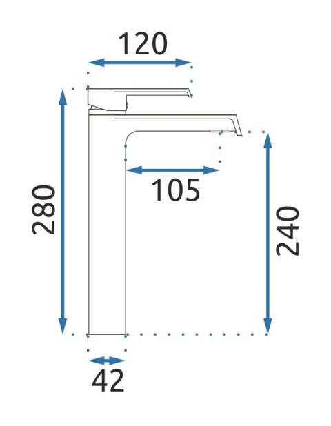 BATERIA UMYW MY2061-21GG HASS ZŁOTA SZCZOT WYSOKA BATERIA UMYW MY2061-21GG HASS ZŁOTA SZCZOT WYSOKA